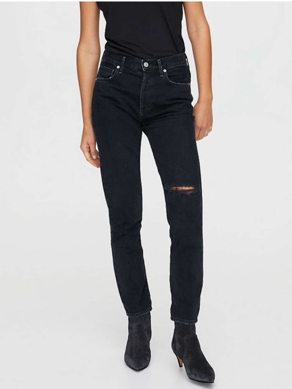 Citizens of Humanity Liya High Rise Classic Fit Jeans Size 27 Dark Horse NWOT